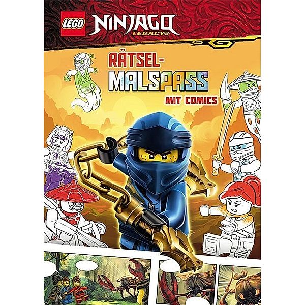LEGO Ninjago - Rätselmalspaß mit Comics, Ameet Verlag