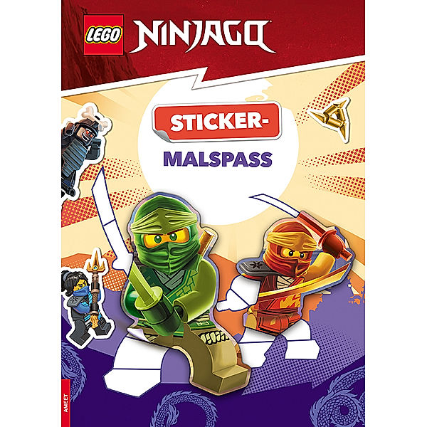 LEGO® NINJAGO® - Sticker-Malspass