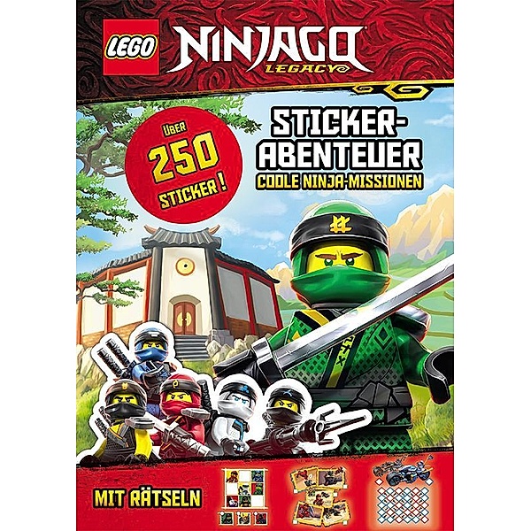 LEGO Ninjago - Stickerabenteuer. Coole Ninja-Missionen, Ameet Verlag
