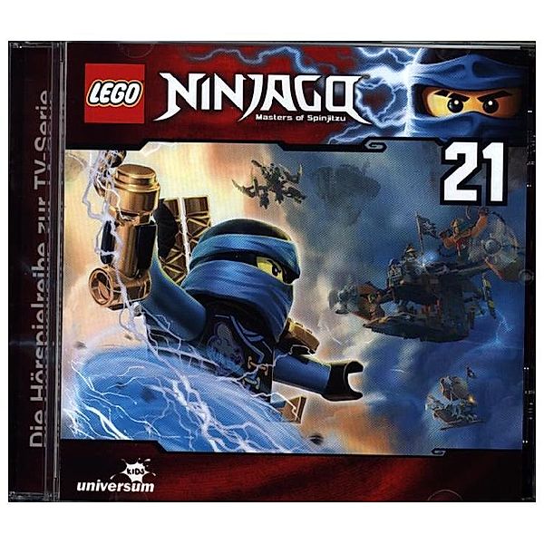 LEGO Ninjago.Tl.21,1 Audio-CD, Lego Ninjago-Masters Of Spinjitzu