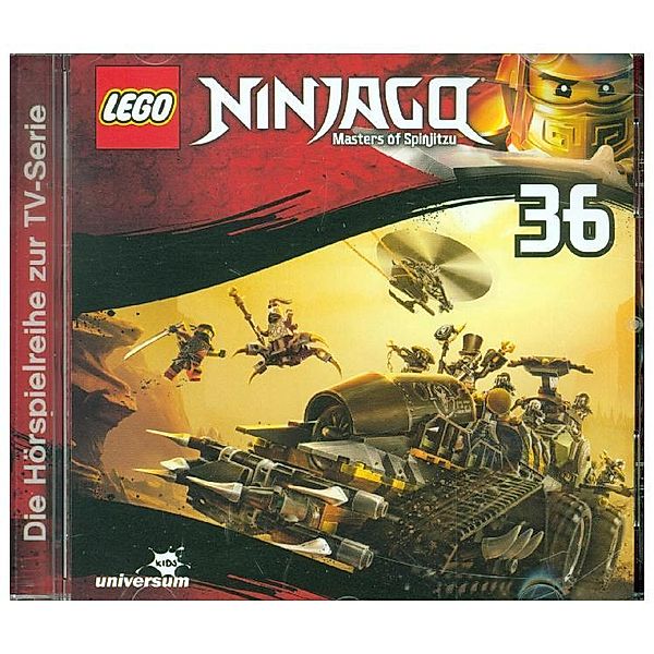 LEGO Ninjago.Tl.36,1 Audio-CD, Lego Ninjago-Masters Of Spinjitzu