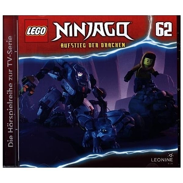 LEGO Ninjago.Tl.62,1 Audio-CD, Diverse Interpreten