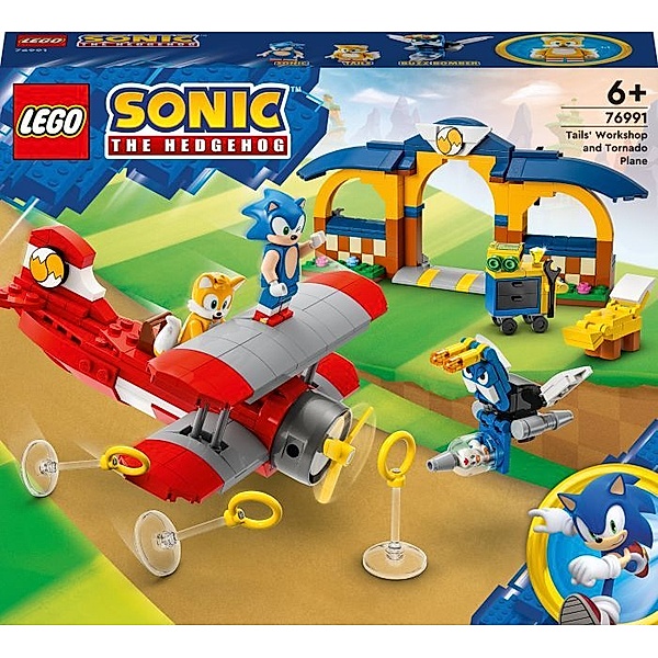 LEGO® LEGO® Sonic the Hedgehog™ 76991 Tails‘ Tornadoflieger mit Werkstatt