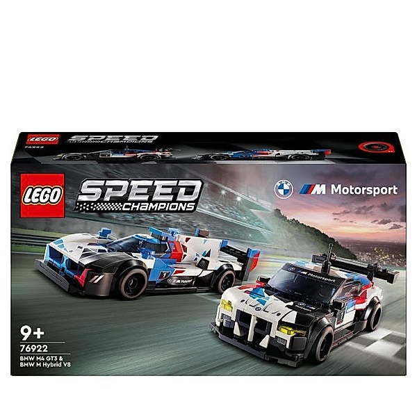 LEGO® LEGO® Speed Champions 76922 BMW M4 GT3 & BMW M Hybrid V8 Rennwagen
