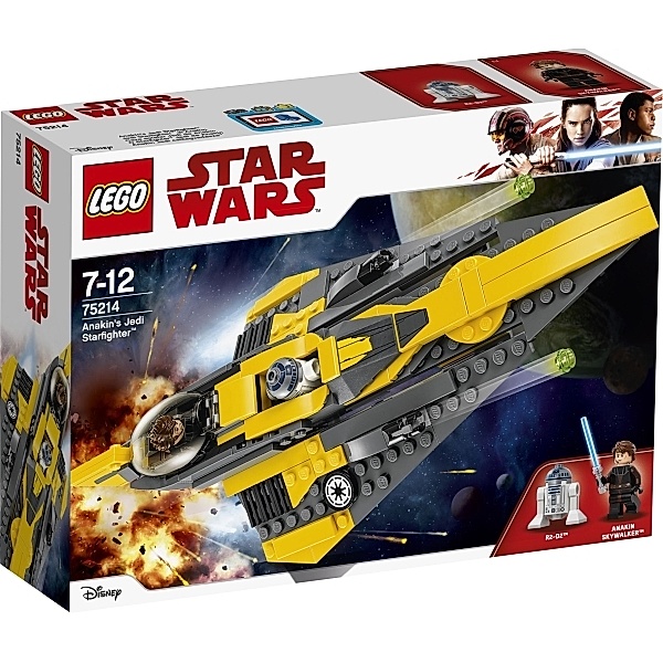 LEGO® LEGO® Star Wars 75214 Anakin's Jedi Starfighter, 247 Teile