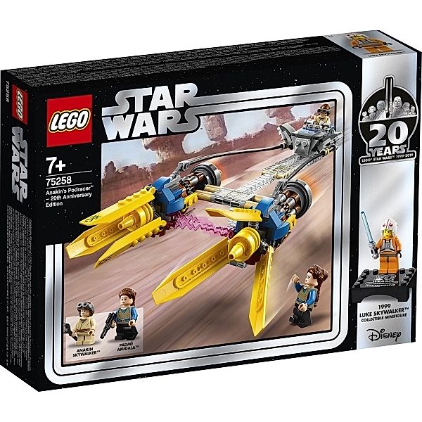 LEGO® LEGO® Star Wars 75258 Anakin's Podracer, 279 Teile, ab 7 Jahre (20 Jahre LEGO