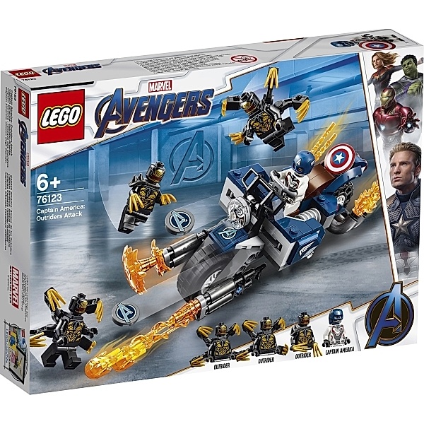 LEGO® LEGO® Super Heroes 76123 Captain America: Outrider- Attacke