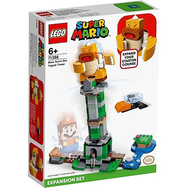 LEGO® LEGO® Super Mario 71388 Kippturm mit Sumo-Bruder-Boss – Erweiterungsset