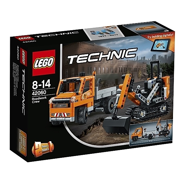 LEGO® LEGO® Technic 42060 Straßenbau-Fahrzeuge, 365 Teile