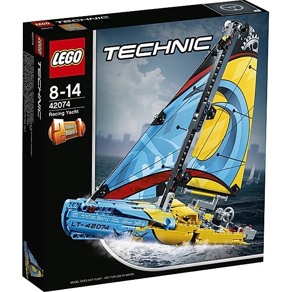 LEGO® LEGO® Technic 42074 Rennyacht, 330 Teile