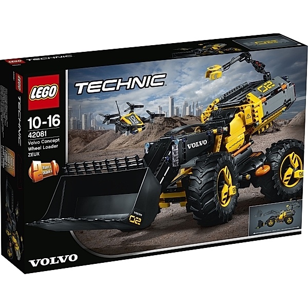 LEGO® LEGO® Technic 42081 VOLVO Konzept-Radlader ZEUX, 1167 Teile