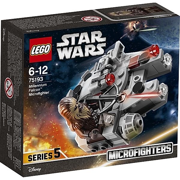 LEGO® LEGO(R) Star Wars 75193 Microfighter Millennium Falcon, 92 Teile