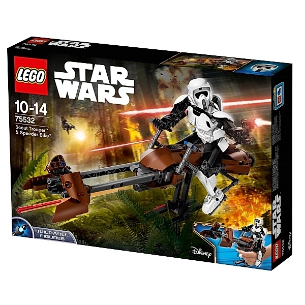 LEGO® LEGO(R) Star Wars 75532 Actionfigur Scout Troope & Speeder Bike, 452 Teile