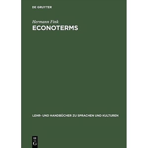 Lehr- und Handbücher zu Sprachen und Kulturen / EconoTerms, Hermann Fink