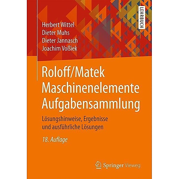 Lehrbuch / Aufgabensammlung, Hermann Roloff, Wilhelm Matek