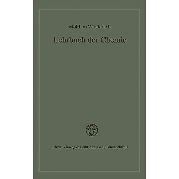 Lehrbuch der Chemie, Agnes Molthan