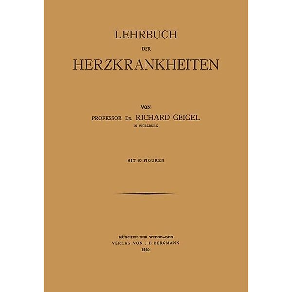 Lehrbuch der Herzkrankheiten, Richard Geigel