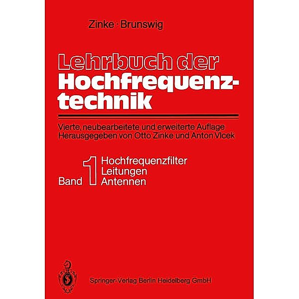 Lehrbuch der Hochfrequenztechnik, Otto Zinke, Heinrich Brunswig