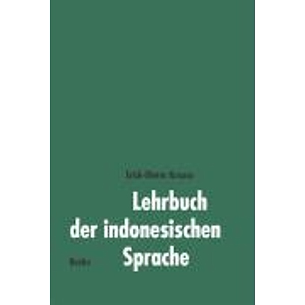 Lehrbuch der indonesischen Sprache, Erich-Dieter Krause