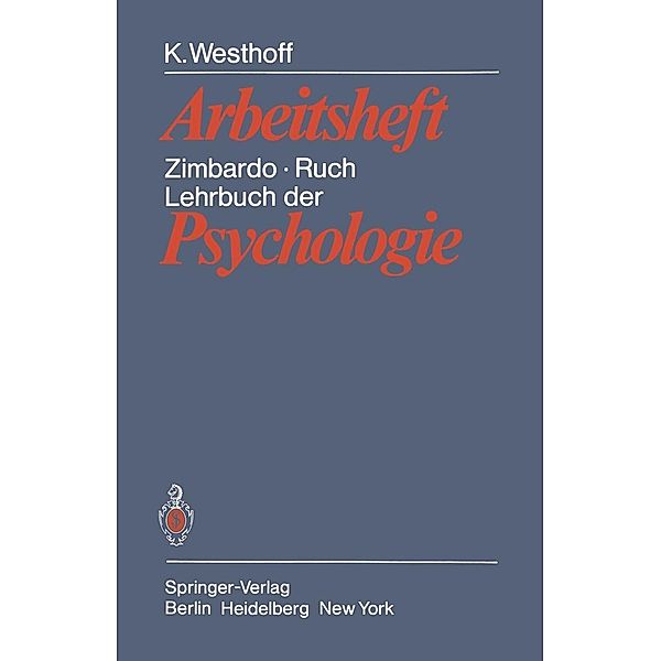 Lehrbuch der Psychologie, K. Westhoff