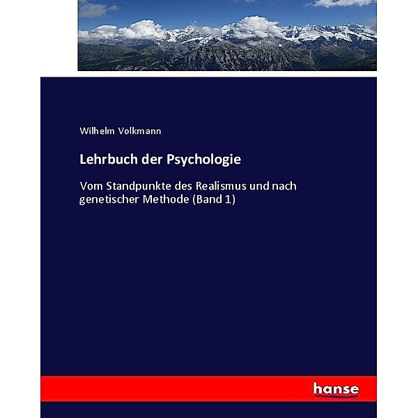 Lehrbuch der Psychologie, Wilhelm Volkmann