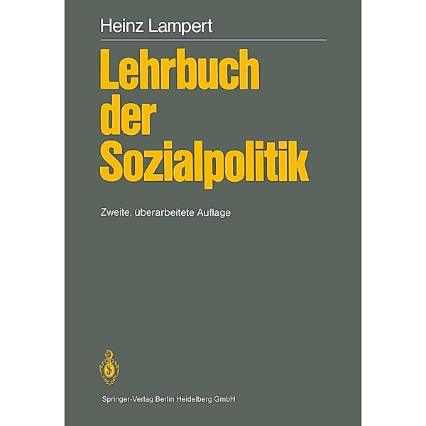 Lehrbuch der Sozialpolitik, Heinz Lampert