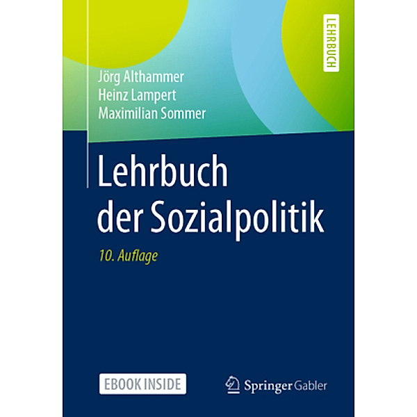 Lehrbuch der Sozialpolitik, m. 1 Buch, m. 1 E-Book, Jörg Althammer, Heinz Lampert, Maximilian Sommer