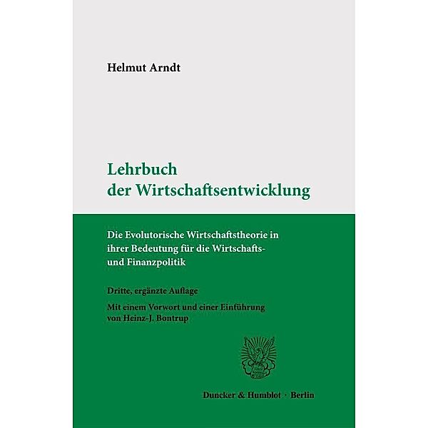 Lehrbuch der Wirtschaftsentwicklung., Helmut Arndt