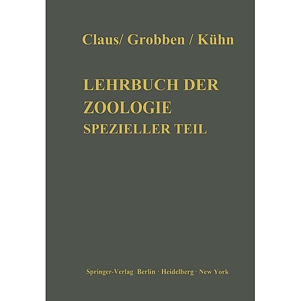 Lehrbuch der Zoologie, Carl Claus