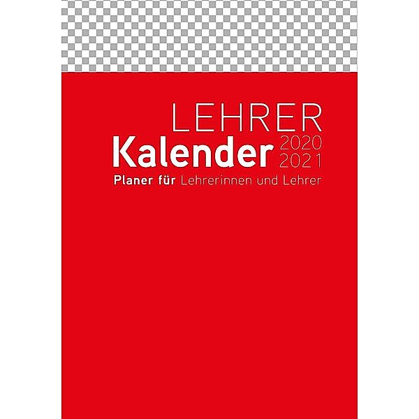 Lehrerkalender 2020/2021 Umschlagfarbe: rot