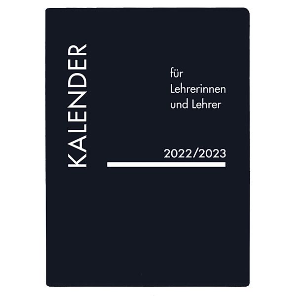 Lehrerkalender PVC schwarz 2022/2023