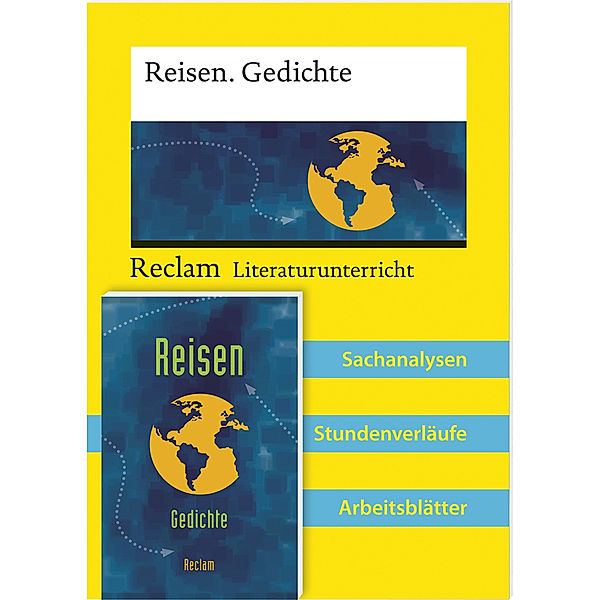 Lehrerpaket: Reisegedichte-Textband und Lehrerband zum Abiturthema »Reisen / Unterwegs sein«