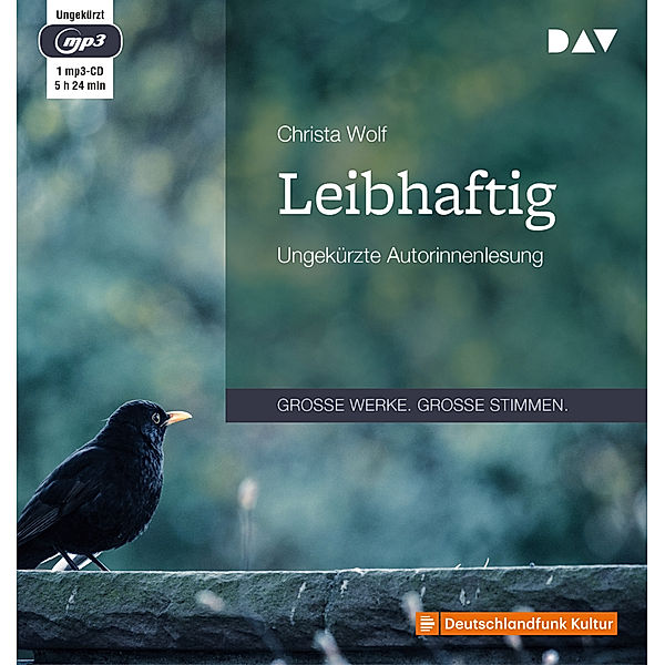 Leibhaftig,1 Audio-CD, 1 MP3, Christa Wolf