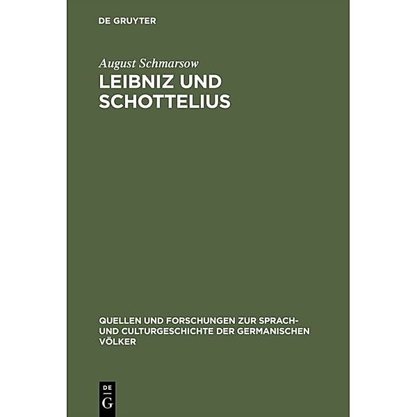 Leibniz und Schottelius, August Schmarsow