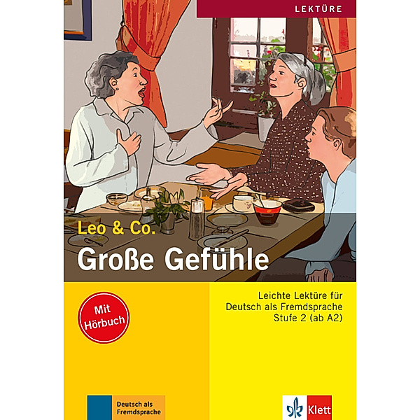 Leichte Lektüren, Deutsch als Fremdsprache, Stufe 2 / Große Gefühle, m. Audio-CD, Leo & Co.