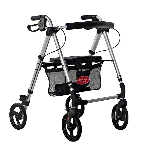 Leichtgewicht-Rollator in Silber