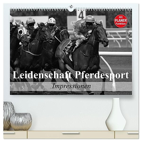 Leidenschaft Pferdesport - Impressionen (hochwertiger Premium Wandkalender 2025 DIN A2 quer), Kunstdruck in Hochglanz, Calvendo, Elisabeth Stanzer