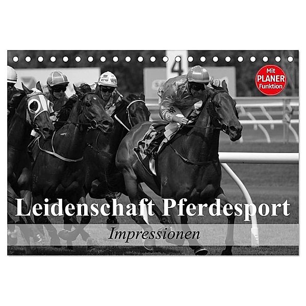 Leidenschaft Pferdesport - Impressionen (Tischkalender 2024 DIN A5 quer), CALVENDO Monatskalender, Elisabeth Stanzer