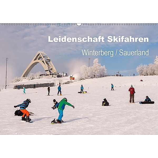 Leidenschaft Skifahren Winterberg / Sauerland (Wandkalender 2020 DIN A2 quer), Dora Pi