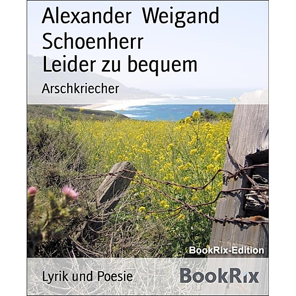 Leider zu bequem, Alexander Weigand Schoenherr