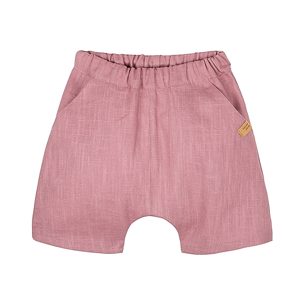 PURE PURE BY BAUER Leinen-Shorts RAIK MINI in dusty rose