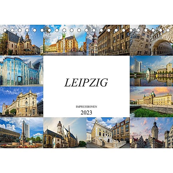 Leipzig Impressionen (Tischkalender 2023 DIN A5 quer), Dirk Meutzner