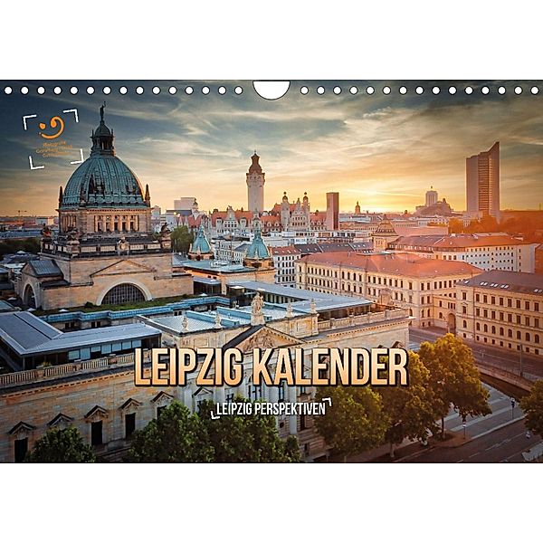 Leipzig Kalender Perspektiven (Wandkalender 2023 DIN A4 quer), Gutdesign