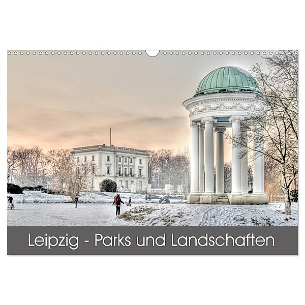 Leipzig - Parks und Landschaften (Wandkalender 2024 DIN A3 quer), CALVENDO Monatskalender, Jürgen Lüftner