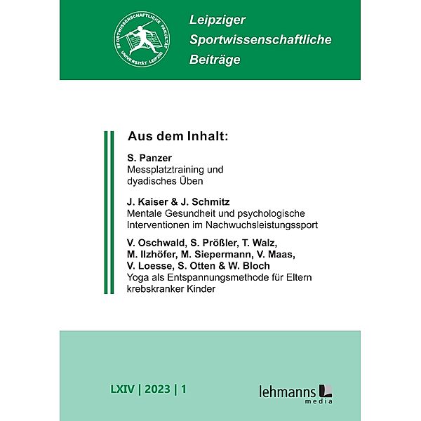 Leipziger Sportwissenschaftliche Beiträge