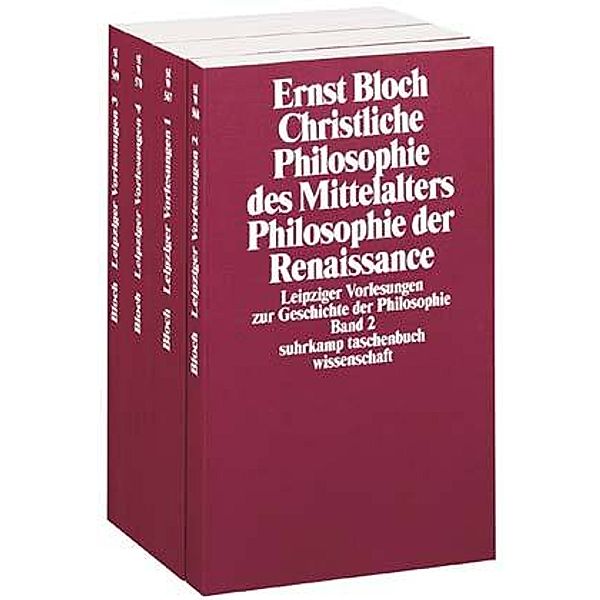 Leipziger Vorlesungen zur Geschichte der Philosophie 1950-1956, 4 Teile, Ernst Bloch