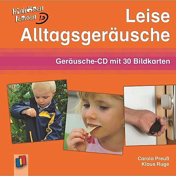 Leise Alltagsgeräusche,1 Audio-CD + 30 Bildkarten, Carola Preuss, Klaus Ruge