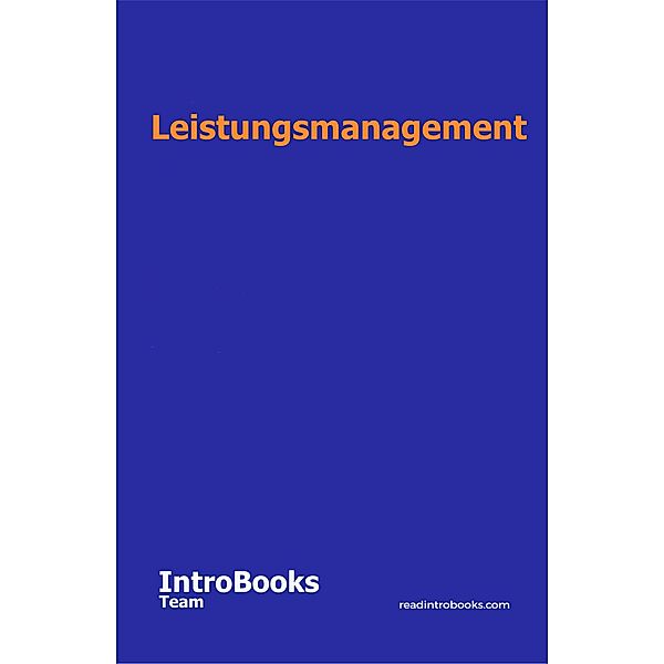 Leistungsmanagement, IntroBooks Team