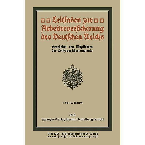 Leitfaden zur Arbeiterversicherung des Deutschen Reichs, Mitgliedern des Reichsversicherungsamts