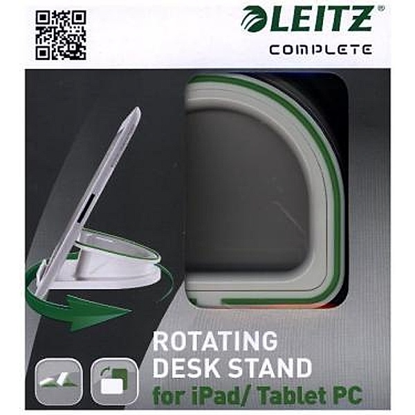 Leitz Complete drehbarer Tischständer für ipad/Tablet PC weiß